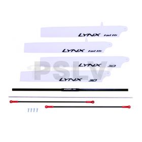 LX0702  Lynx Heli Innovations Stretch Upgrade Combo Kit Red 130X  